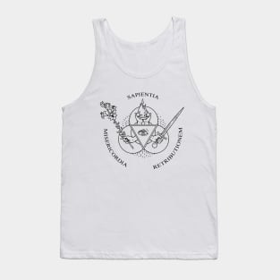 Wisdom, Mercy, Retribution. Tank Top